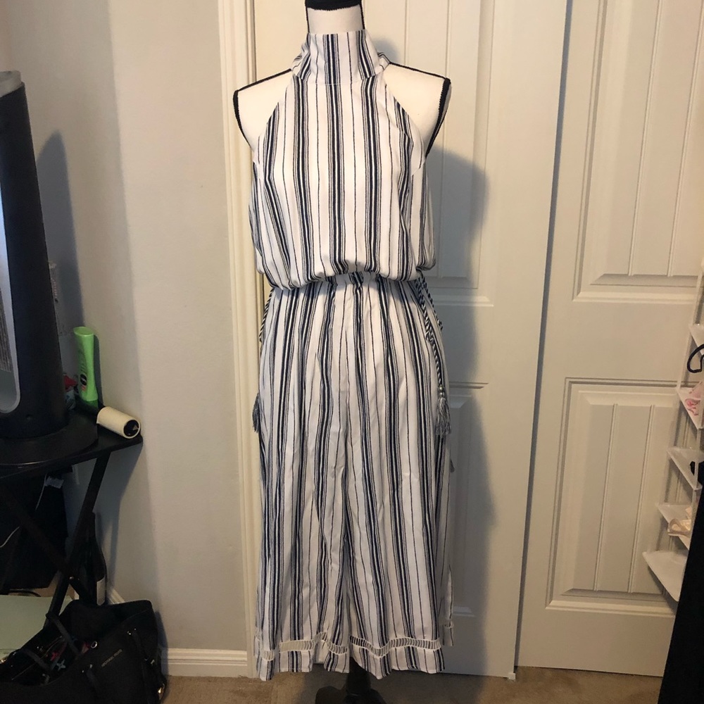 Halter Cropped Jumpsuit